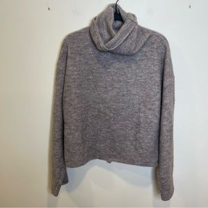 CARRA Brown Pullover High Neck Long Sleeve Sweater Women’s Medium